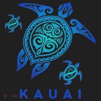 Kauai Hawaii Sea Blue Tribal Turtle Tumbler thumb 3