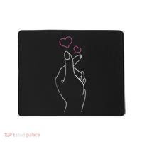 Kpop Hand Symbol Heart Kdrama Korean Pop Music Fan Gift Mousepad thumb 0