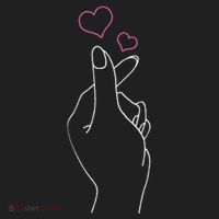 Kpop Hand Symbol Heart Kdrama Korean Pop Music Fan Gift Golf Towel thumb 3