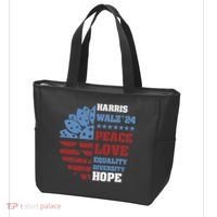 Kamala Harris Tim Walz 2024 Peace Lgbt Harris Walz Waltz Tote Bag thumb 3