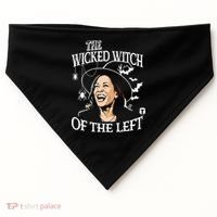 Kamala Harris The Wicked Witch Of The Left Halloween USA-Made Doggie Bandana thumb 0