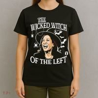 Kamala Harris The Wicked Witch Of The Left Halloween T-Shirt thumb 4
