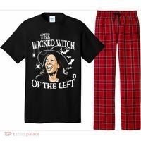 Kamala Harris The Wicked Witch Of The Left Halloween Pajama Set thumb 0