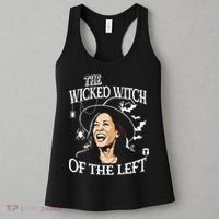 Kamala Harris The Wicked Witch Of The Left Halloween Women's Tank Top thumb 3