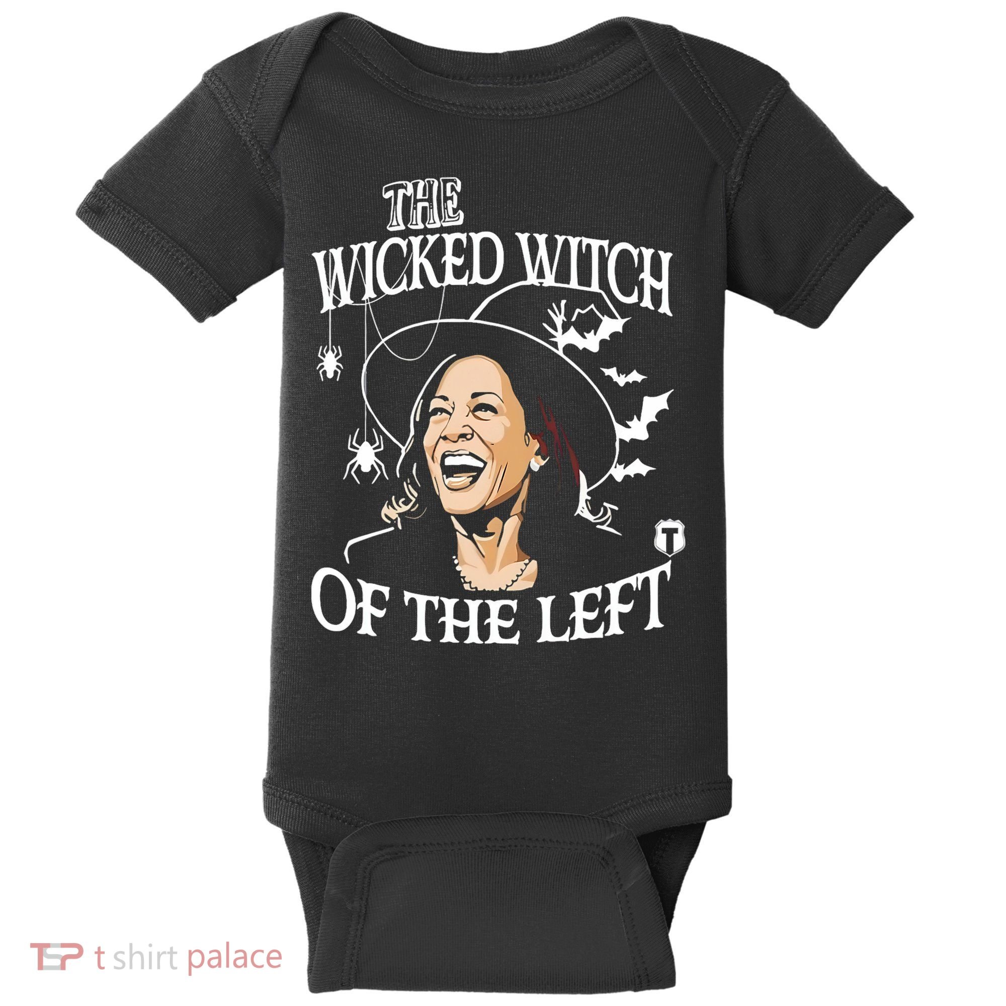 Kamala Harris The Wicked Witch Of The Left Halloween Baby Bodysuit
