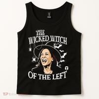 Kamala Harris The Wicked Witch Of The Left Halloween Tank Top thumb 2