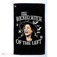 Kamala Harris The Wicked Witch Of The Left Halloween Golf Towel thumb 0