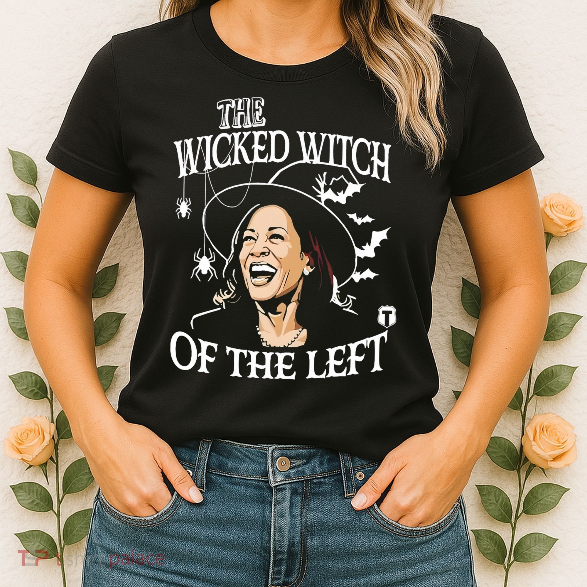 Kamala Harris The Wicked Witch Of The Left Halloween Women's T-Shirt
