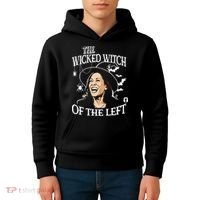 Kamala Harris The Wicked Witch Of The Left Halloween Kids Hoodie thumb 4