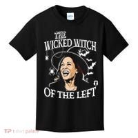 Kamala Harris The Wicked Witch Of The Left Halloween Kids T-Shirt thumb 0