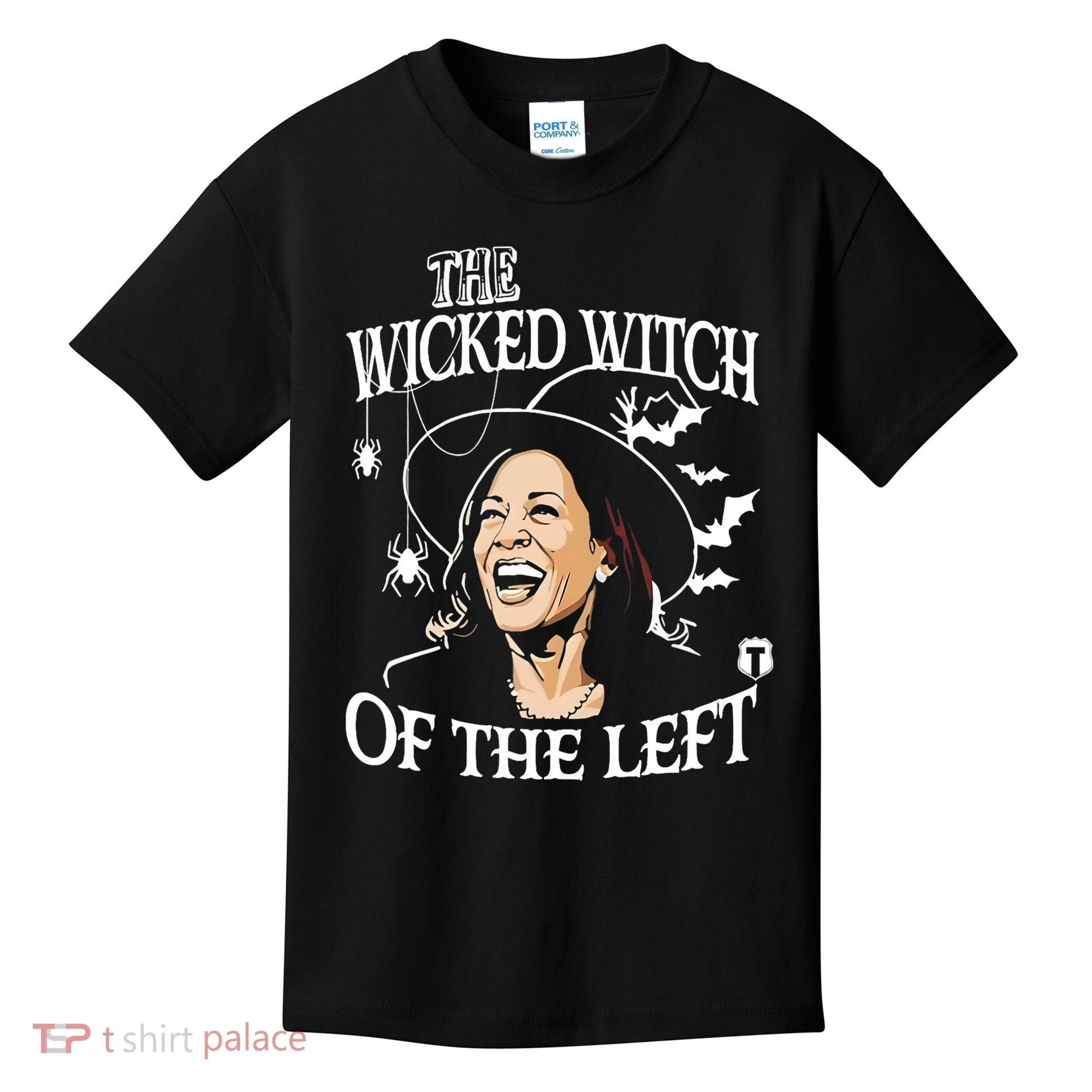 Kamala Harris The Wicked Witch Of The Left Halloween Kids T-Shirt