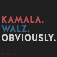 Kamala Harris Tim Walz Obviously 2024 Election Women's Sweatshirt thumb 2