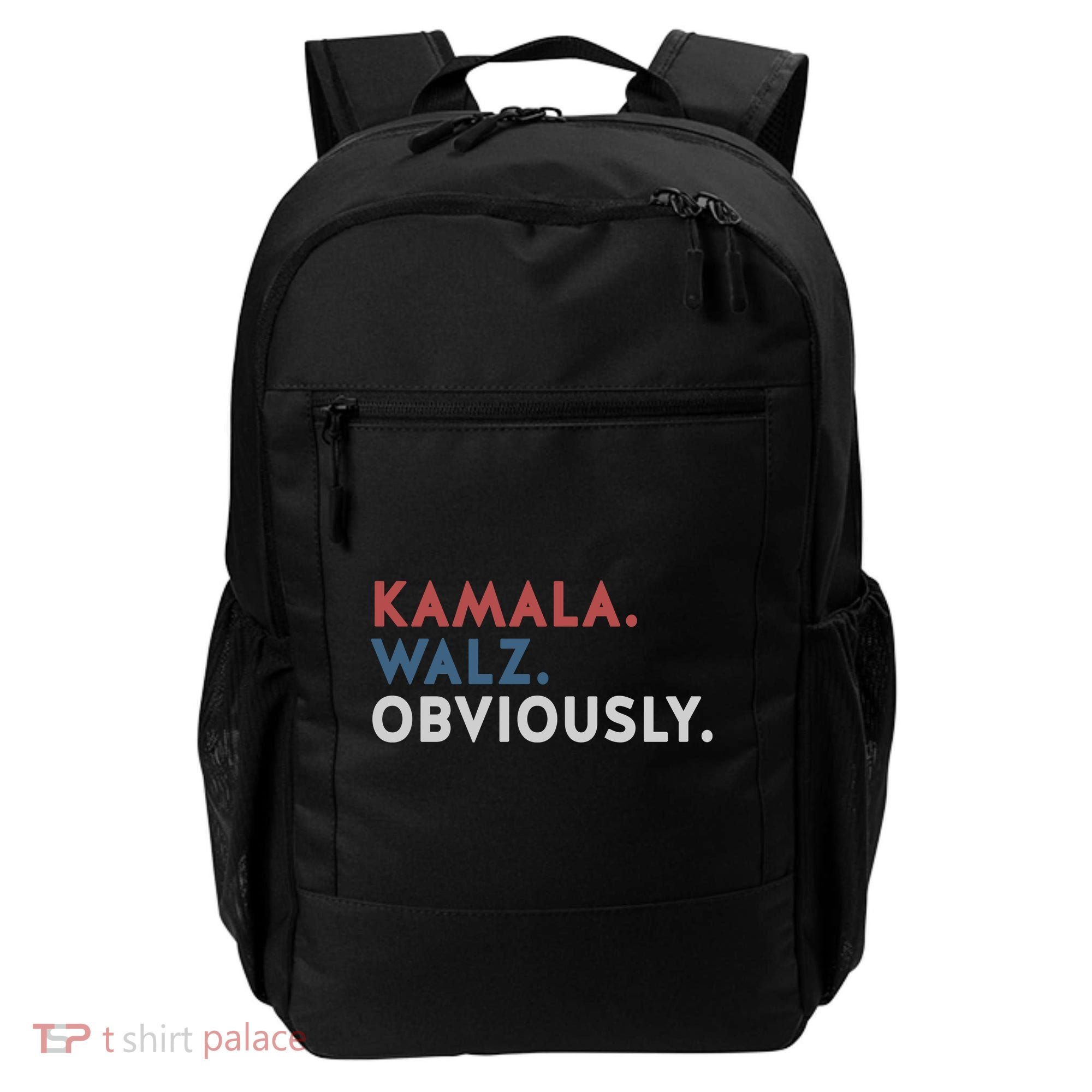 Kamala Harris Tim Walz Obviously 2024 Election Backpack