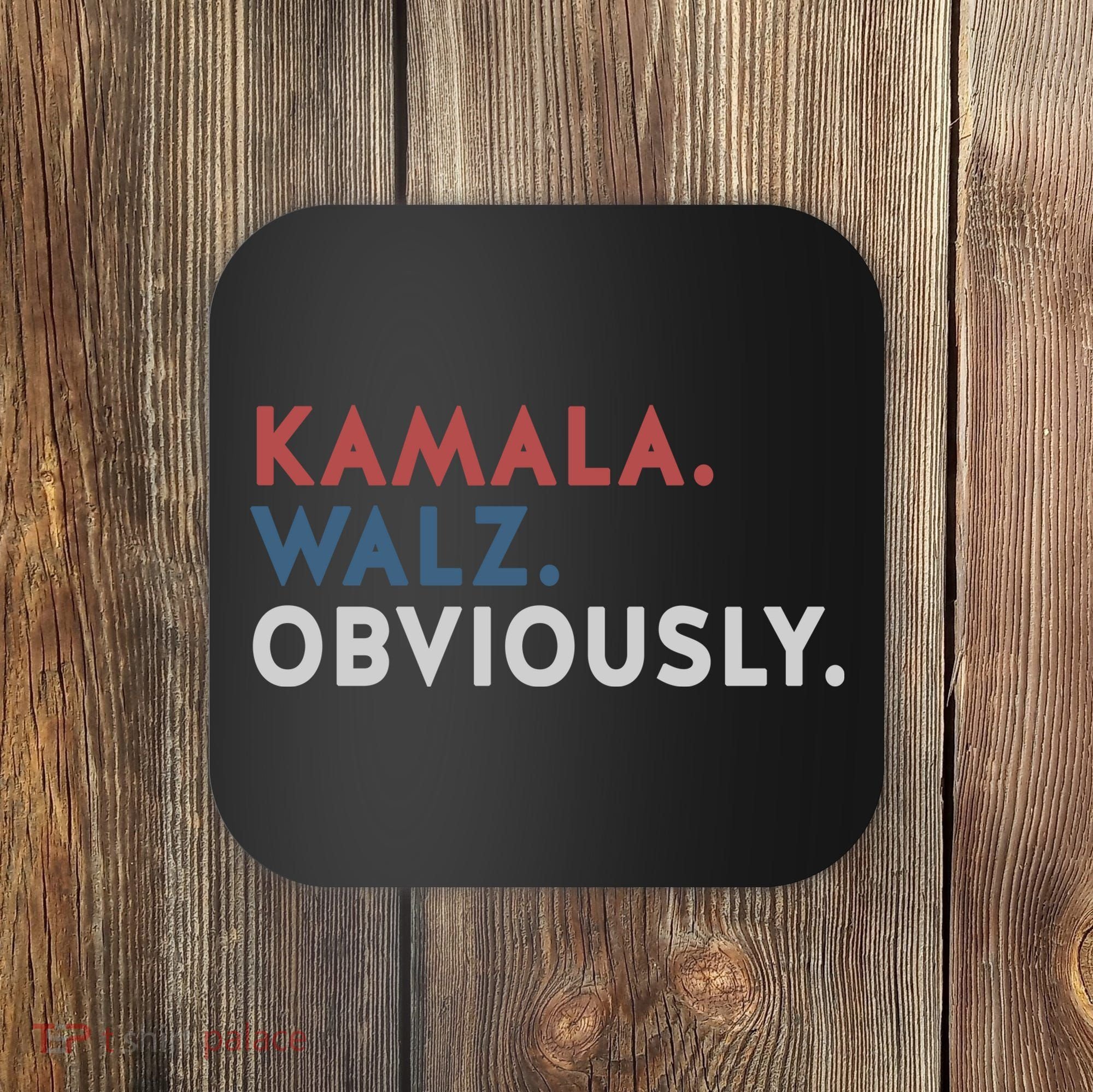 Kamala Harris Tim Walz Obviously 2024 Election Coaster