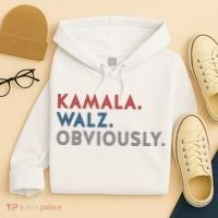 Kamala Harris Tim Walz Obviously 2024 Election Hoodie thumb 4