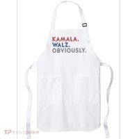 Kamala Harris Tim Walz Obviously 2024 Election Apron thumb 0