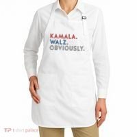 Kamala Harris Tim Walz Obviously 2024 Election Apron thumb 2
