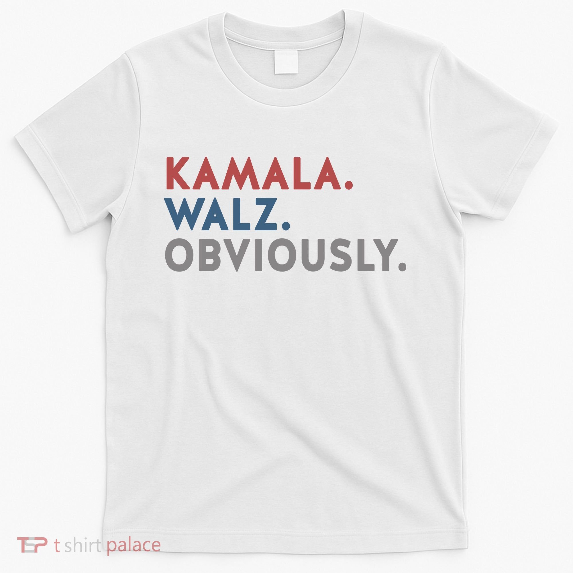 Kamala Harris Tim Walz Obviously 2024 Election T-Shirt