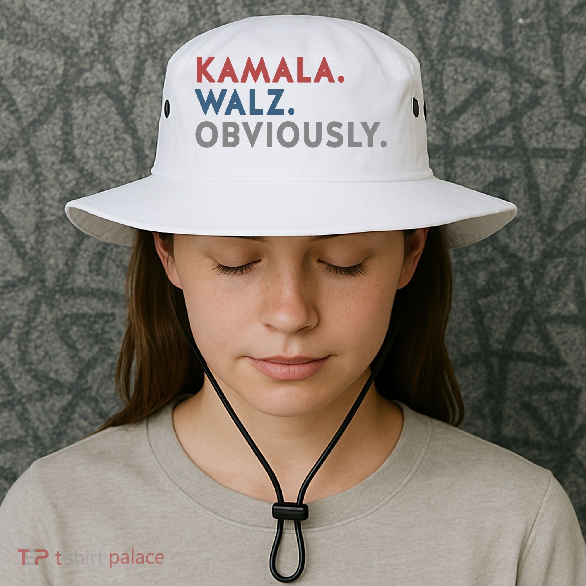 Kamala Harris Tim Walz Obviously 2024 Election Bucket Hat
