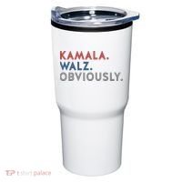 Kamala Harris Tim Walz Obviously 2024 Election Tumbler thumb 0