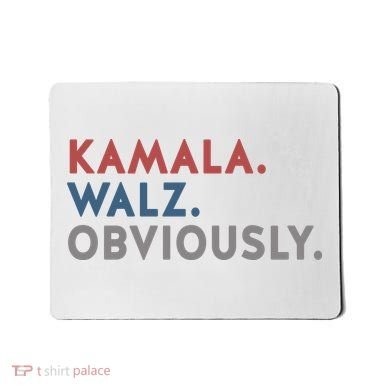 Kamala Harris Tim Walz Obviously 2024 Election Mousepad