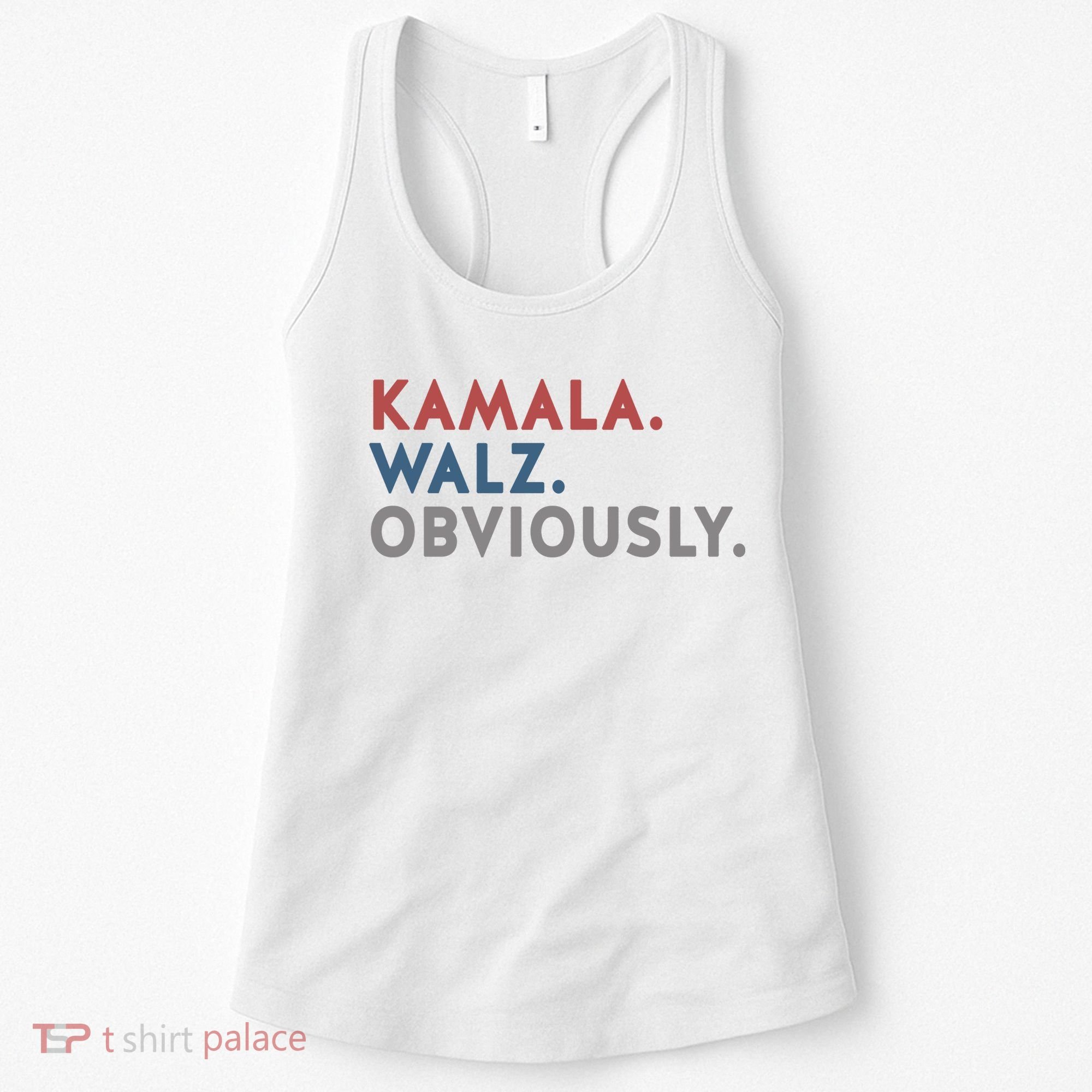 Kamala Harris Tim Walz Obviously 2024 Election Women's Tank Top