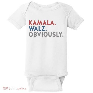 Kamala Harris Tim Walz Obviously 2024 Election Baby Bodysuit