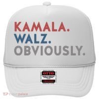 Kamala Harris Tim Walz Obviously 2024 Election Hat thumb 0