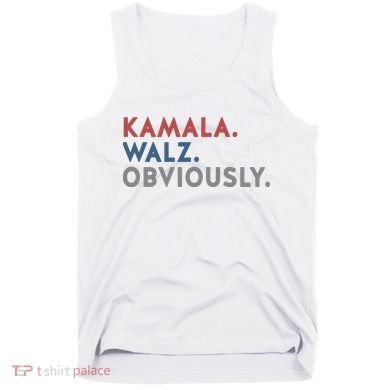 Kamala Harris Tim Walz Obviously 2024 Election Tank Top