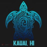Kauai Hawaii Tribal Sea Turtle Hawaiian Surfer Scuba Diving Gift Women's Hoodie thumb 2