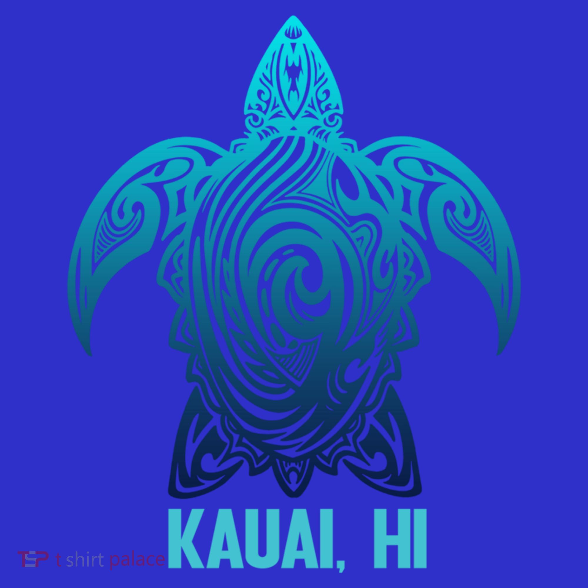 Kauai Hawaii Tribal Sea Turtle Hawaiian Surfer Scuba Diving Gift Women's Tank Top