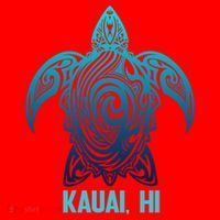 Kauai Hawaii Tribal Sea Turtle Hawaiian Surfer Scuba Diving Gift Santa Hat thumb 1