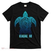 Kauai Hawaii Tribal Sea Turtle Hawaiian Surfer Scuba Diving T-Shirt thumb 0