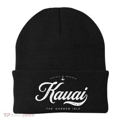 Kauai Hawaii Vintage Retro Beanie