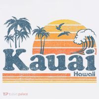 Kauai Hawaii Vintage Beach Summer Surfing 70s Retro Hawaiian T-Shirt thumb 7