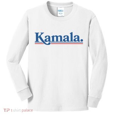 .Kamala Harris Willy Chavarria Kids Long Sleeve Shirt