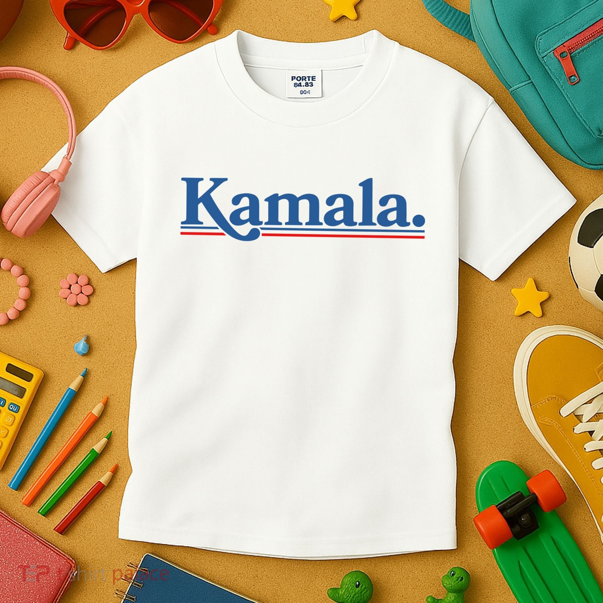 .Kamala Harris Willy Chavarria Kids T-Shirt