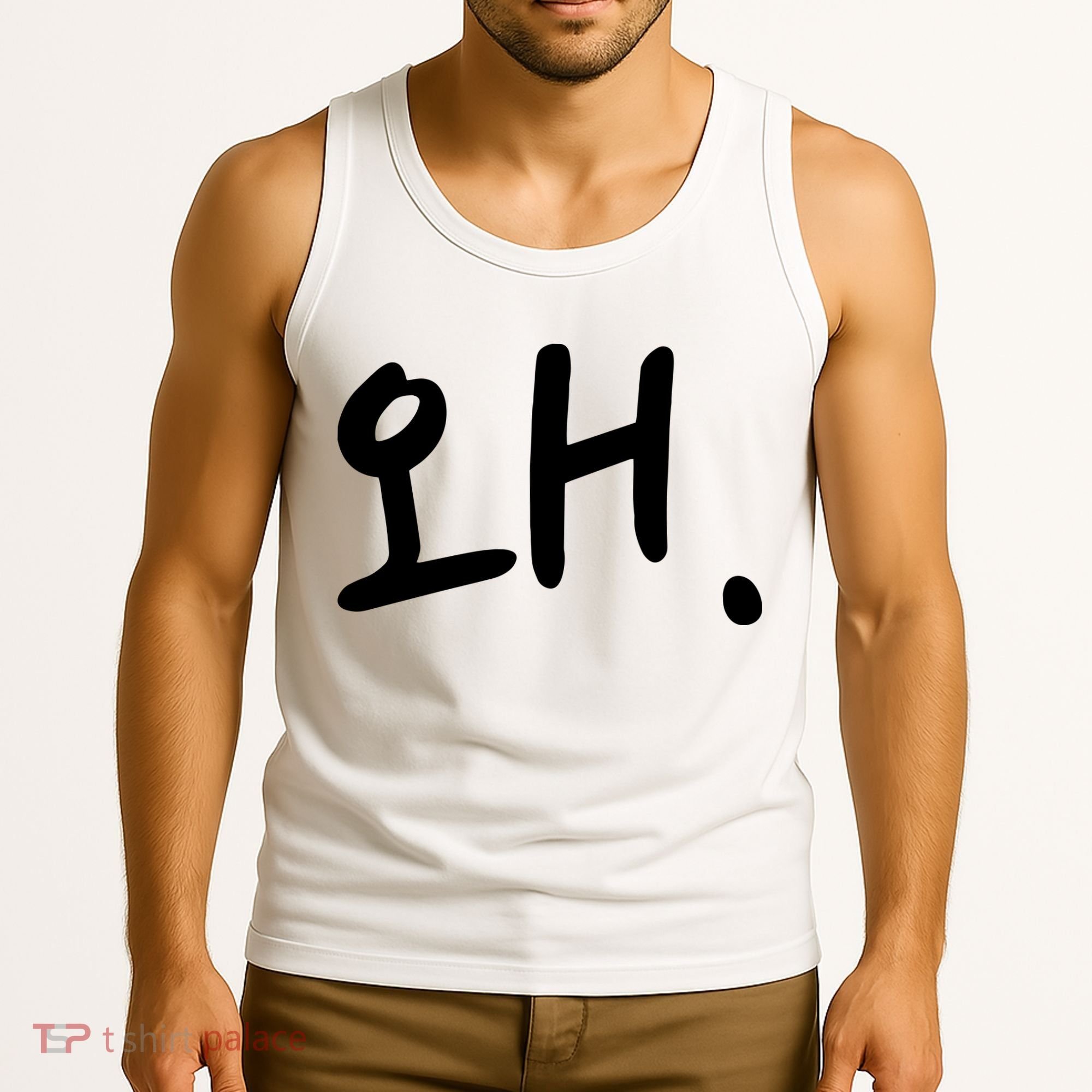 Korean Hangul Word Why Tank Top