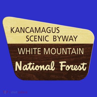 Kancamagus Highway White Mountain National Forest Gift Button