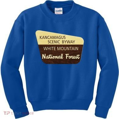 Kancamagus Highway White Mountain National Forest Gift Kids Sweatshirt