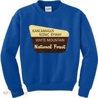 Kancamagus Highway White Mountain National Forest Gift Kids Sweatshirt thumb 0