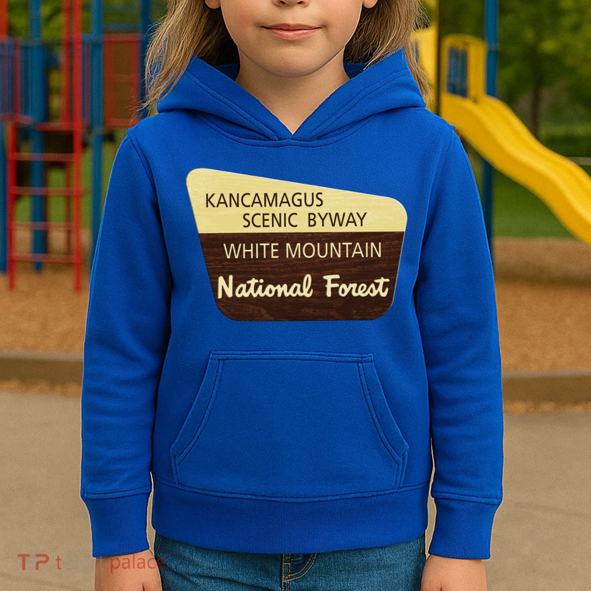 Kancamagus Highway White Mountain National Forest Gift Kids Hoodie