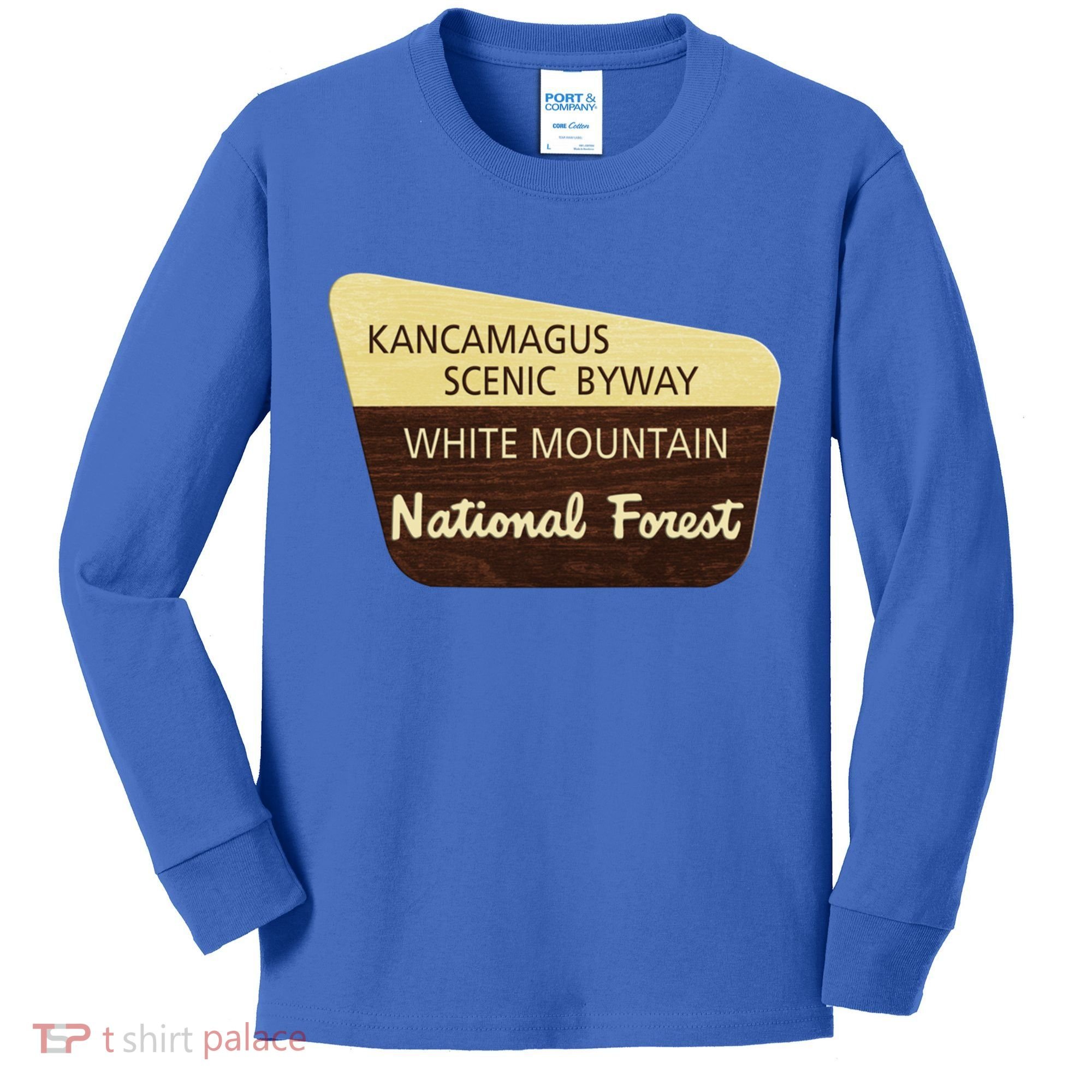 Kancamagus Highway White Mountain National Forest Gift Kids Long Sleeve Shirt