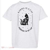 Karma Is A Cat Purring In My Lap Toddler T-Shirt thumb 0