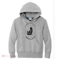 Karma Is A Cat Purring In My Lap Kids Hoodie thumb 0