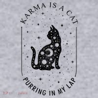 Karma Is A Cat Purring In My Lap Women's Sweatshirt thumb 2