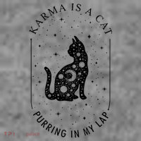 Karma Is A Cat Purring In My Lap Toddler Hoodie thumb 2