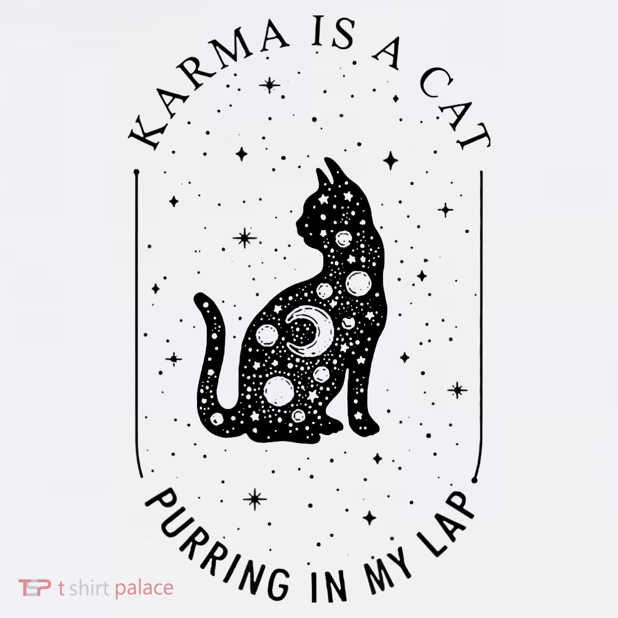 Karma Is A Cat Purring In My Lap Beanie