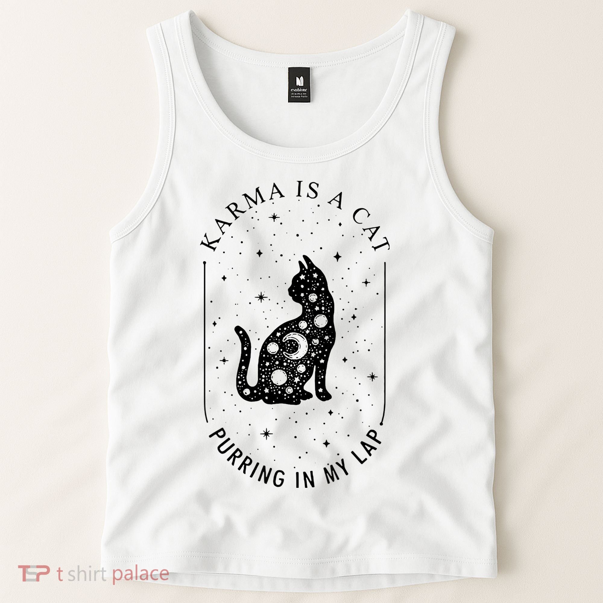 Karma Is A Cat Purring In My Lap Tank Top