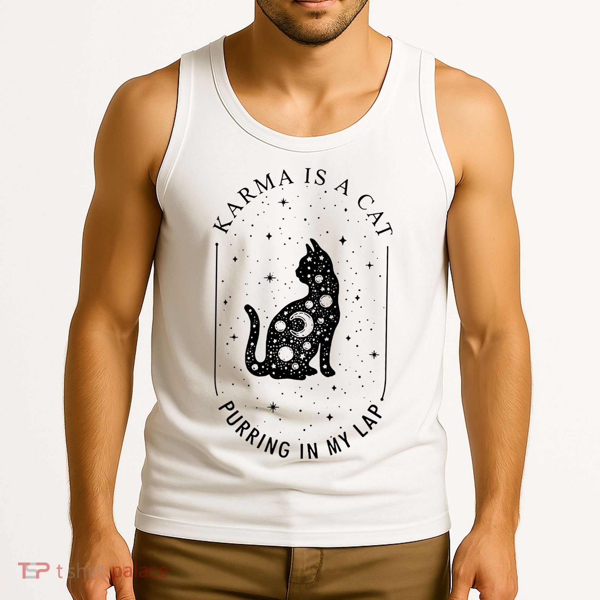 Karma Is A Cat Purring In My Lap Tank Top